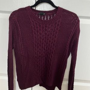Forever 21 Purple Burgundy Cardigan/knitted sweater